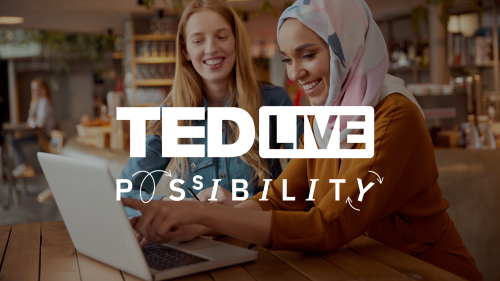 استمتع بتجربة TED2023 مباشرة من أي مكان — مع TED Live