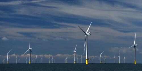 In Großbritannien ist ein Windpark in Betrieb, der größer als Venedig ist