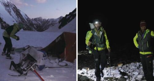 VIDEO | Lawine am K2 berührt die italienischen CAI-Wissenschaftler:Nachts eilen wir zurück zum Basislager