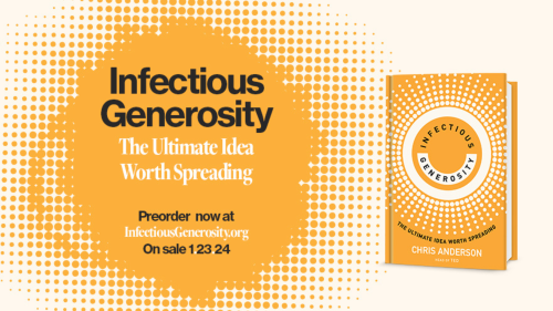 Head of TED Chris Anderson publishes new book, “Infectious Generosity”