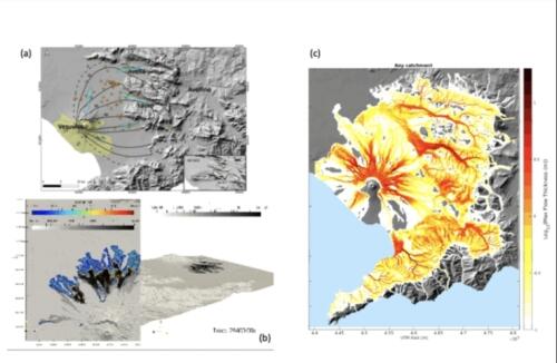 Vesuvius, the danger of mud flows on the Campania plain assessed:the study of Engv