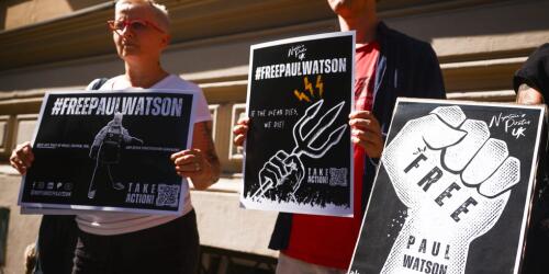 Paul Watson, founder of Sea Shepherd, faces 15 years in prison.Mobilization in his defense is growing.