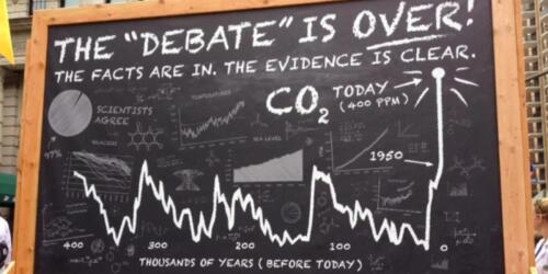 The scientific debate on climate change is over