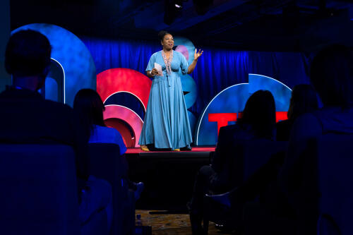 Propelled by possibility: Tarana Burke speaks at TEDWomen 2018