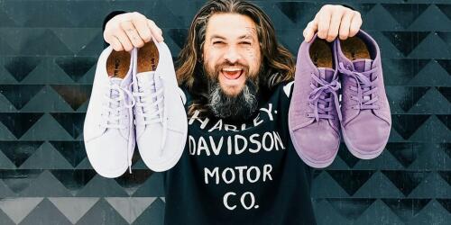 Jason Momoa launches limited edition vegan sneakers