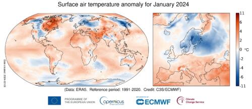 Nunca tanto calor en enero, incluso batiendo el récord de 2020