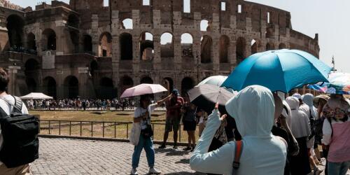 Julio supera los 40 grados, el calor extremo también llega a Italia