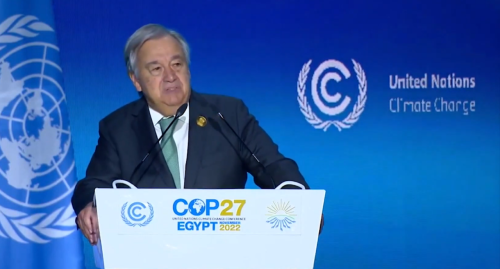 L’alarme du secrétaire de l’ONU Guterres :« L’urgence climatique provoque des crises alimentaires et accroît les migrations :nous devons agir immédiatement"