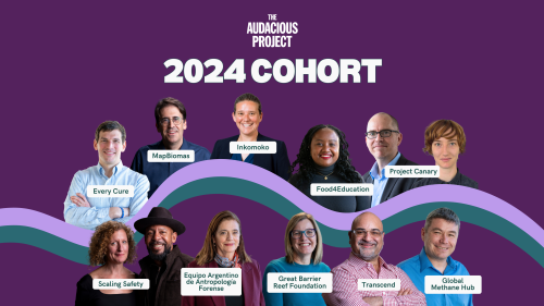 The Audacious Project dévoile sa cohorte 2024