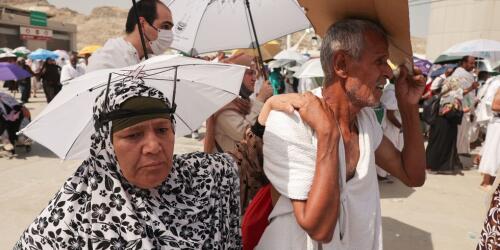 La chaleur fait des ravages lors du Hajj.1 301 personnes sont mortes lors du pèlerinage à la Mecque