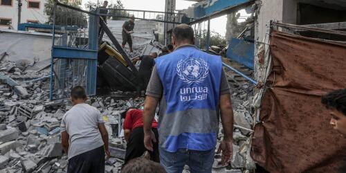 O parlamento israelense proibiu a UNRWA